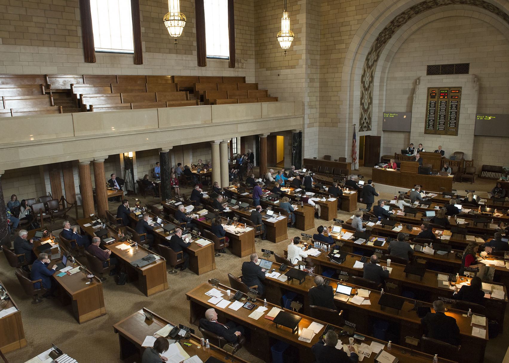 Last day of Nebraska Legislature